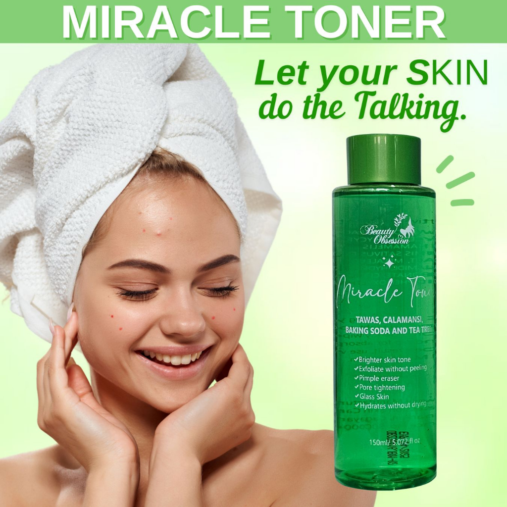 Miracle Toner 150ml by Beauty Obsession, Skin Renewal, Repair Damages