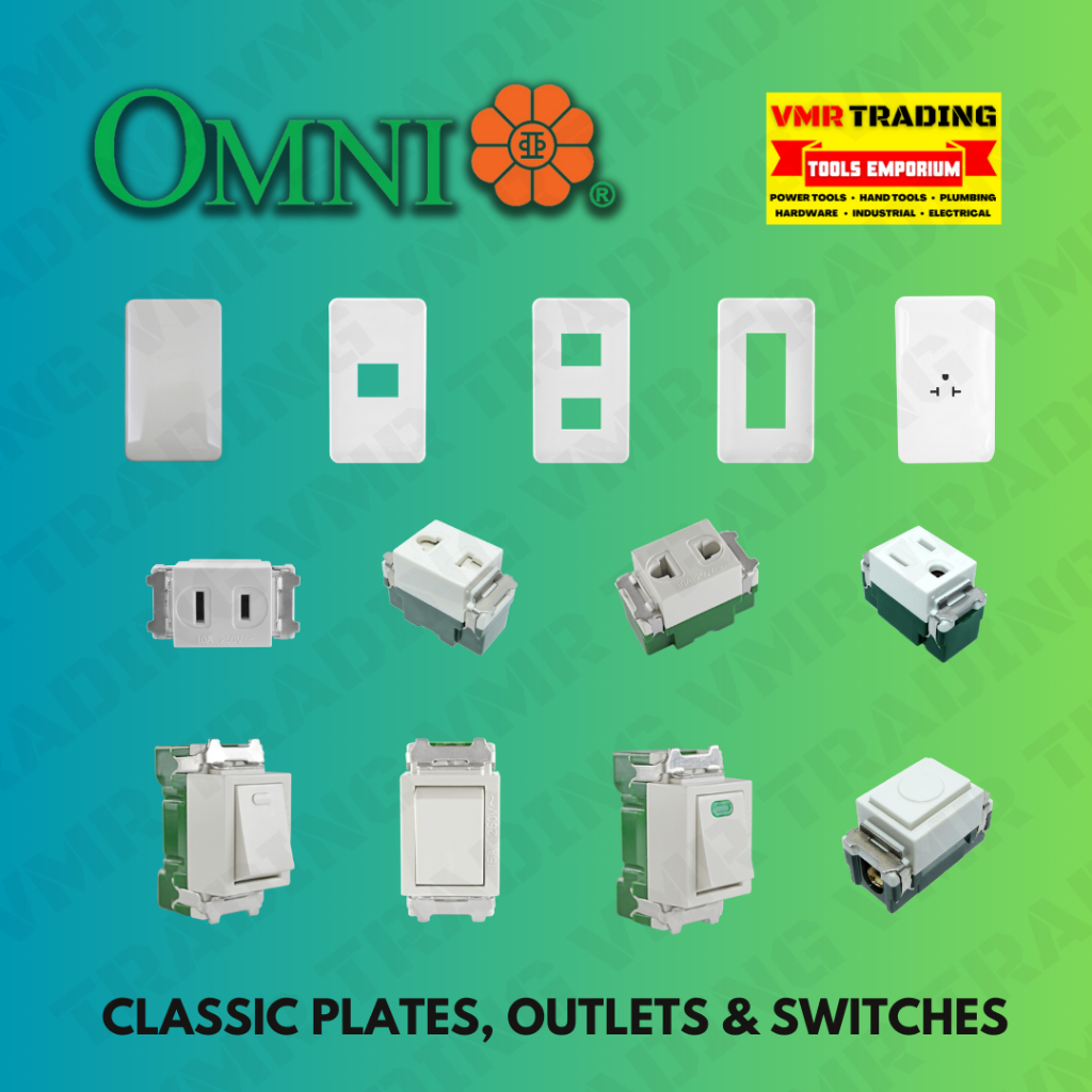 OMNI Classic Series Plates, Outlets & Switches (VMR TRADING) Shopee