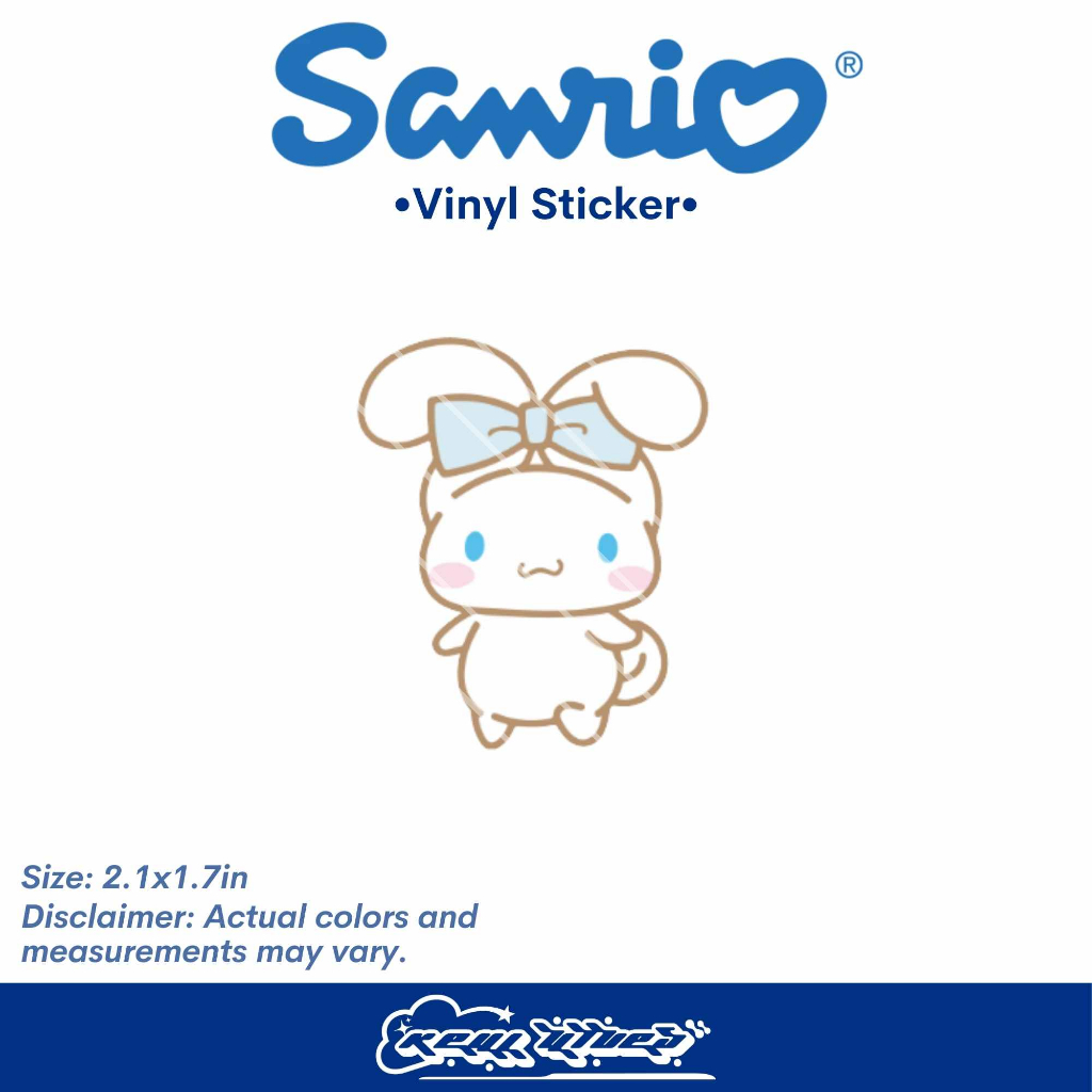 Sanrio Hello Kitty Keroppi Cinnamoroll Kuromi Badmaru Gudetama Sticker Peeker Stickers 