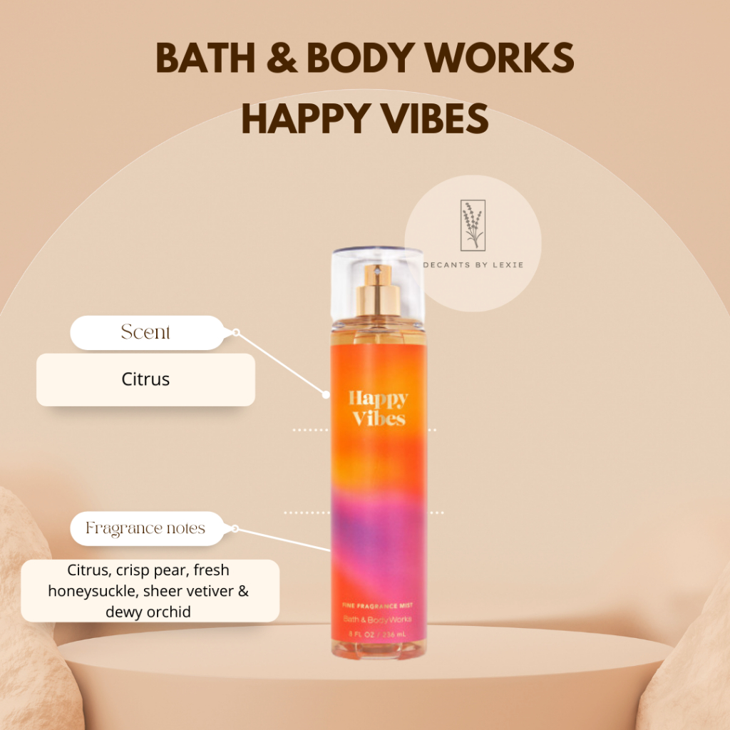 Happy Vibes Bath & Body Works Shopee Philippines