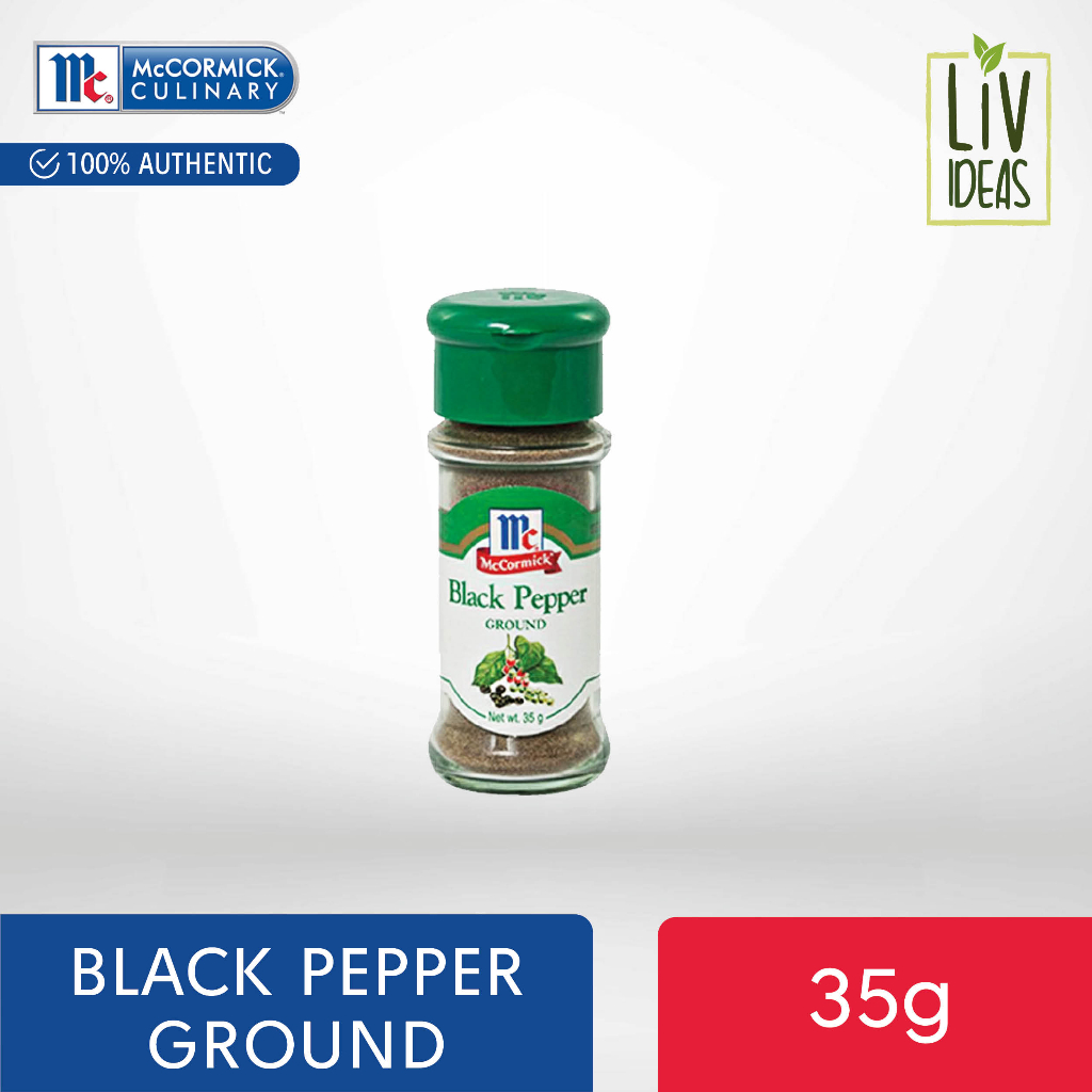 McCormick Black Pepper Ground 35g | Shopee Philippines