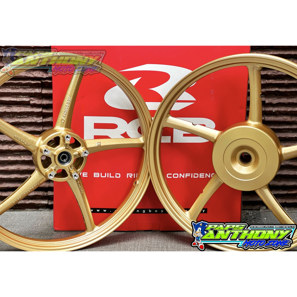 RCB Mags RB5 (5Sspokes) 5Holes Size 1.40/1.60 R17 CLICK125/150i ...