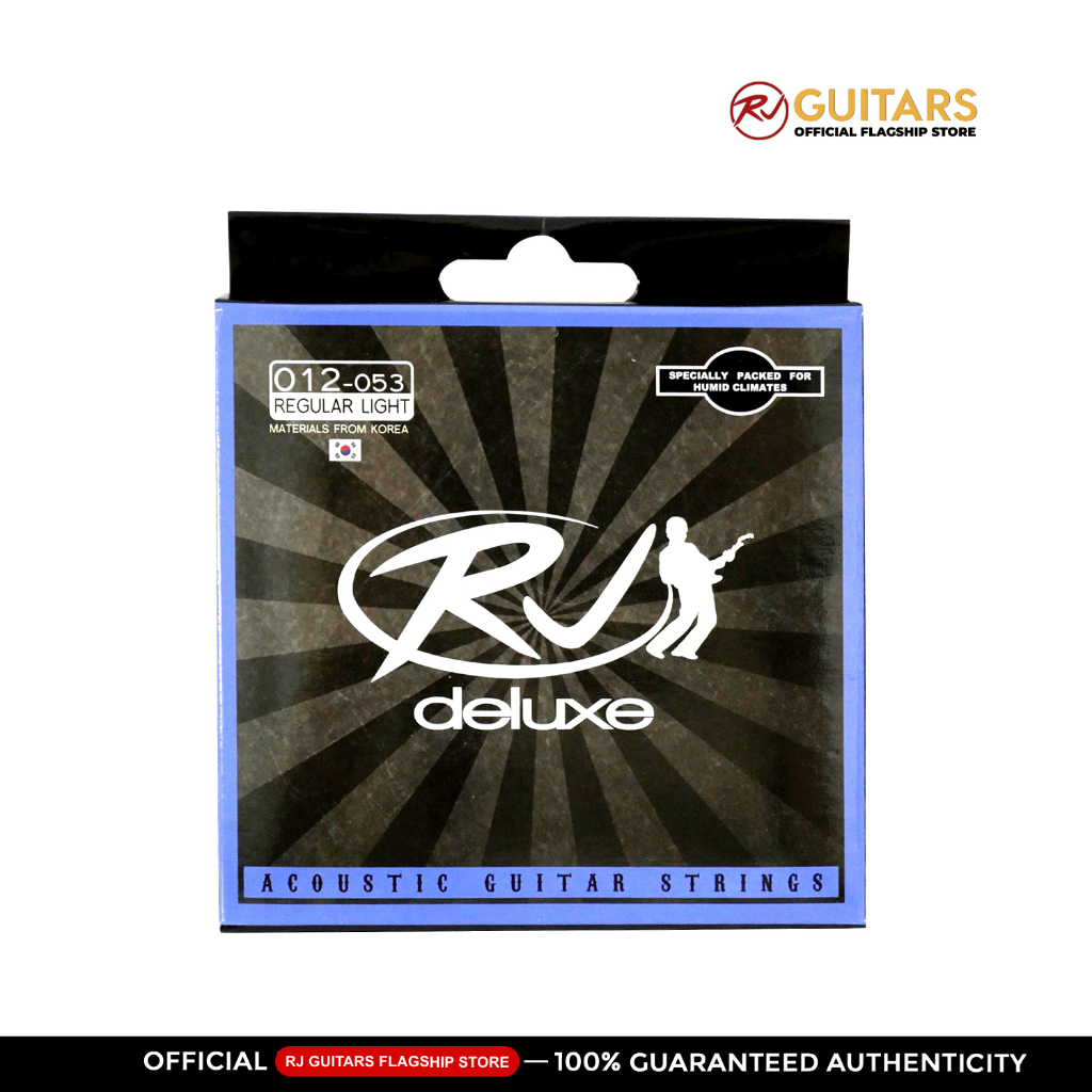 RJ Guitars Deluxe Acoustic Guitar Strings Shopee Philippines