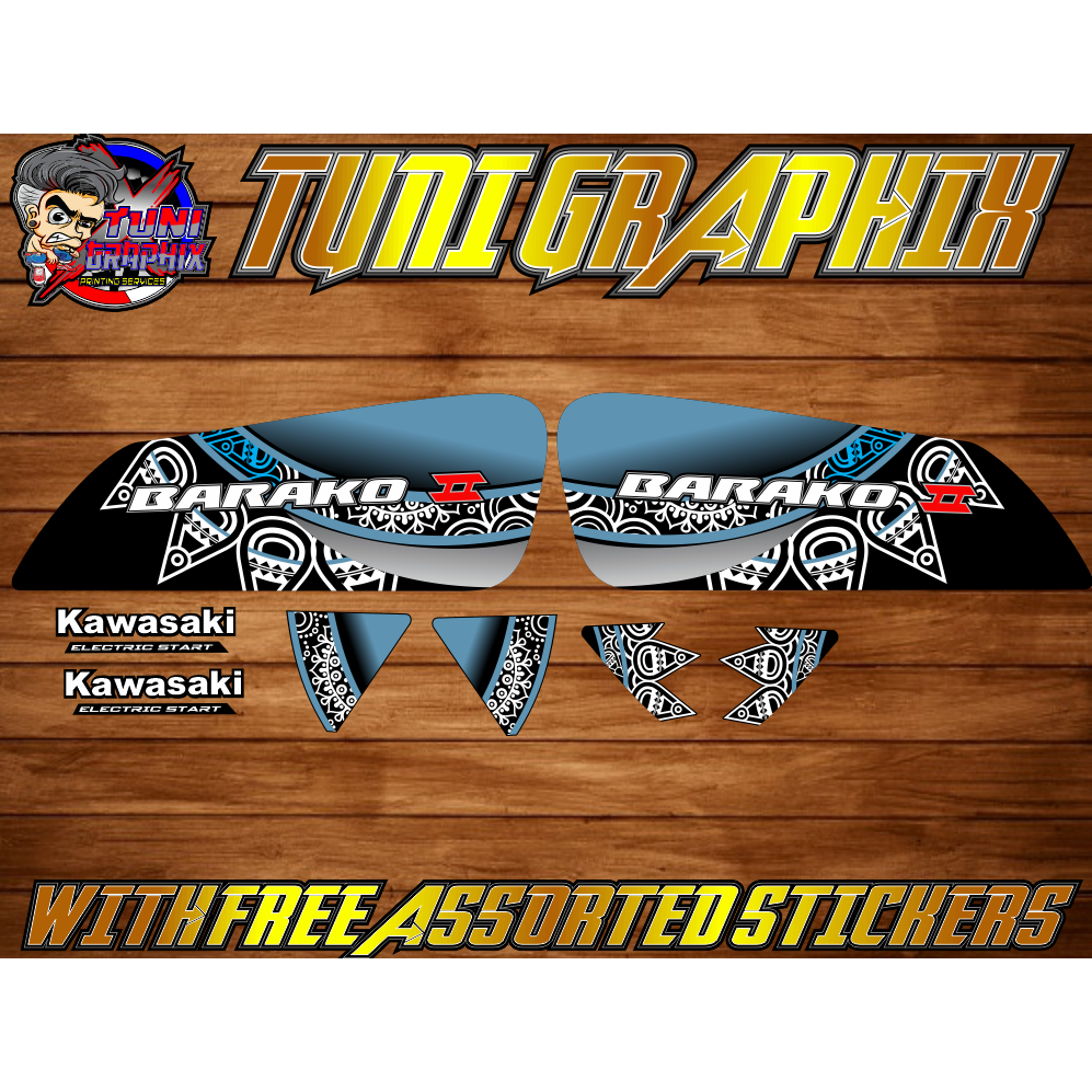 Barako Kawasaki 175 New Stock decal 2023 | Shopee Philippines