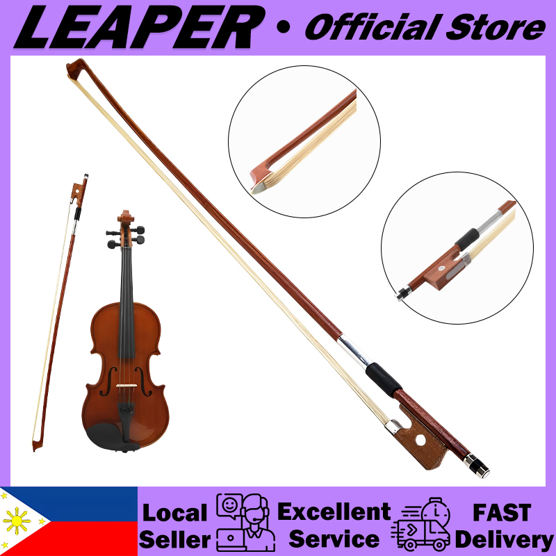 Heart String Violin Bow 4/4 1/8 1/4 1/2 3/4 Violin Bow Horsehair Wood