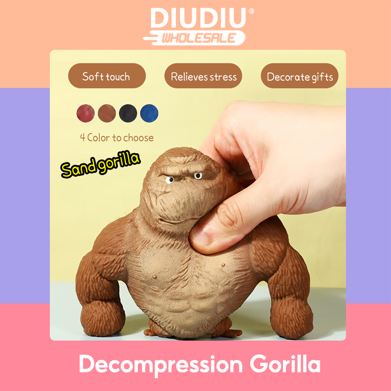 Giocattolo gigante antistress Gorilla spremendo scimmia elastica divertente Gorilla gioco antistress Mini regalo per bambini regalo di compleanno  15