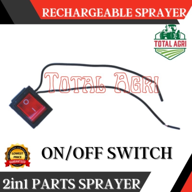 On/Off Switch Button Rechargeable Electric Battery 2in1 Sprayer ...
