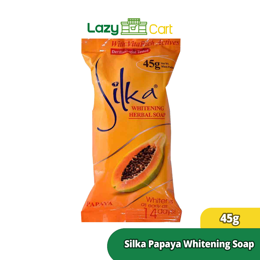 Lazycart Silka Papaya Whitening Soap 45g – Nourish and