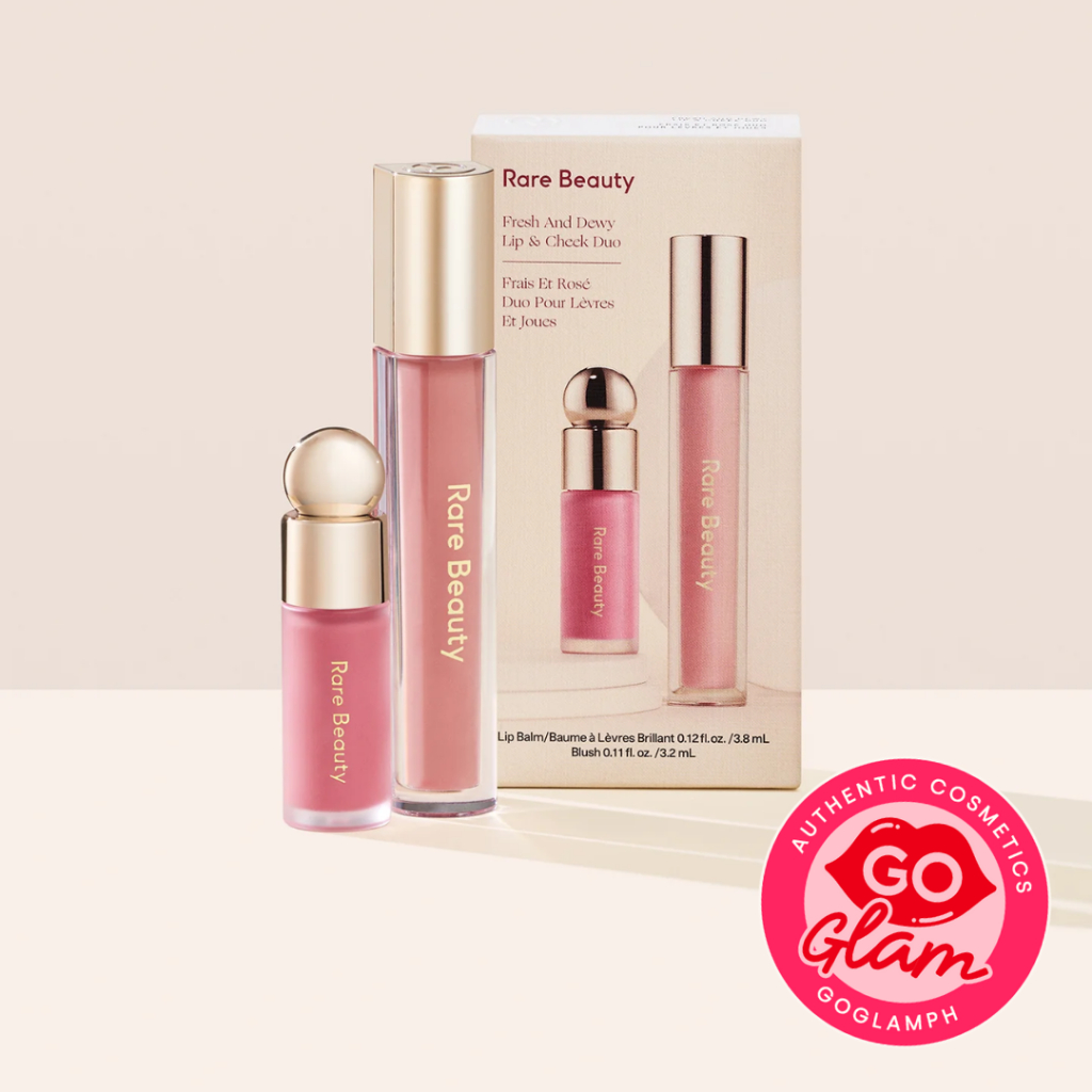 RARE BEAUTY Fresh and Dewy Lip & Cheek Duo - Authentic Mini Blush and ...