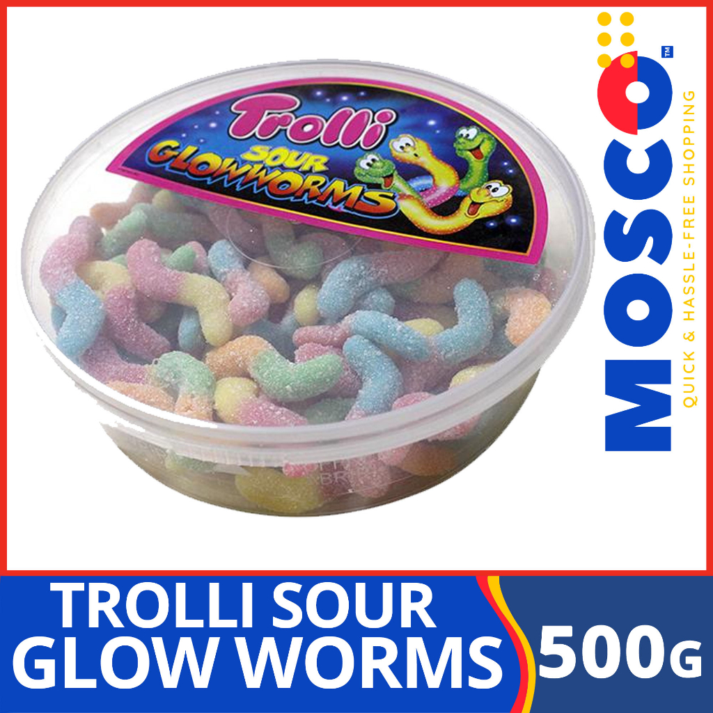 Trolli Sour Glow Worms 500g Shopee Philippines