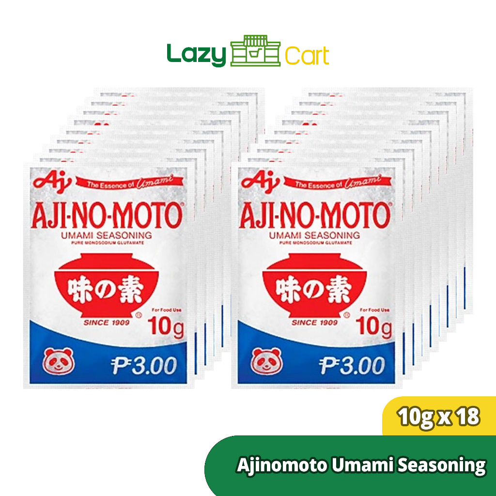 Lazycart Ajinomoto Umami Seasoning Vetsin 11g 18pcs | Shopee Philippines