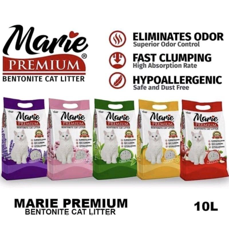 MARIE PREMIUM CAT LITTER SAND (10 LITERS) | Shopee Philippines