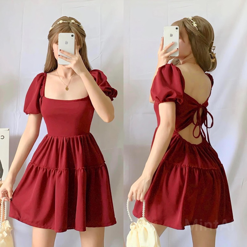 IMXNI Febbie Mini Backless Dress | Shopee Philippines
