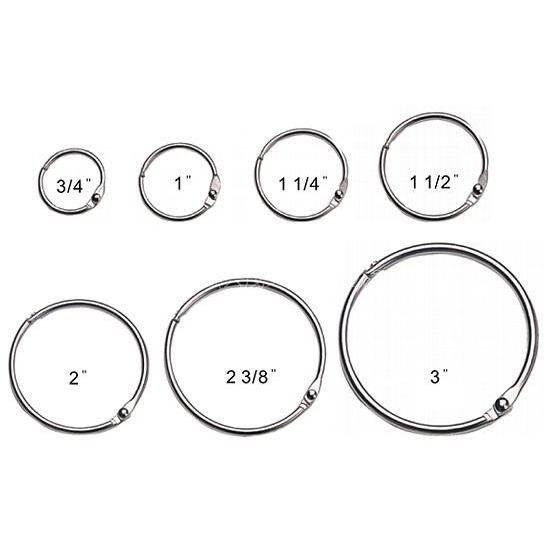 Looseleaf Metal Binding Ring (10pcs per pack) | Shopee Philippines