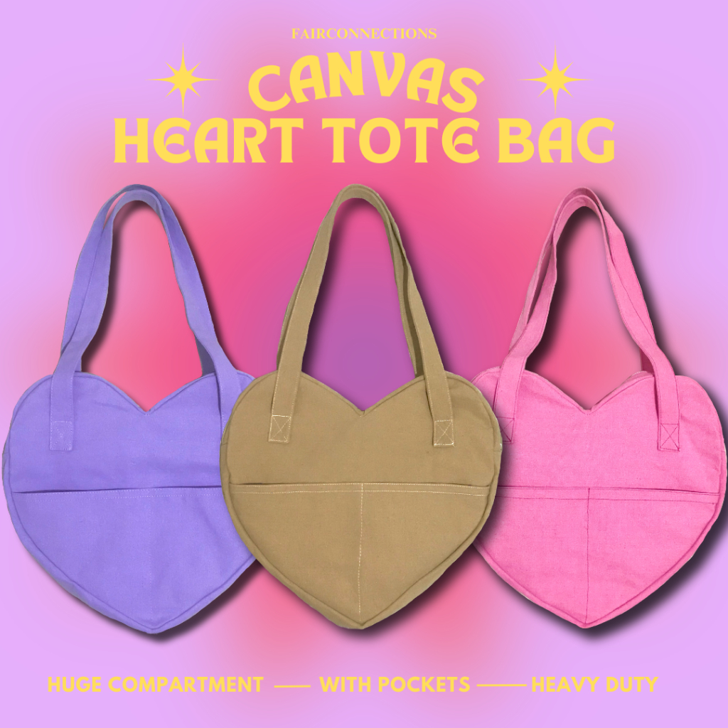 Heart shaped tote bag hotsell