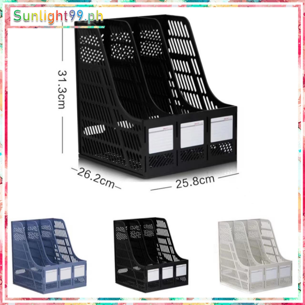 3 layer magazine case/rack/organizer/storage,paper,book,file,plastic ...