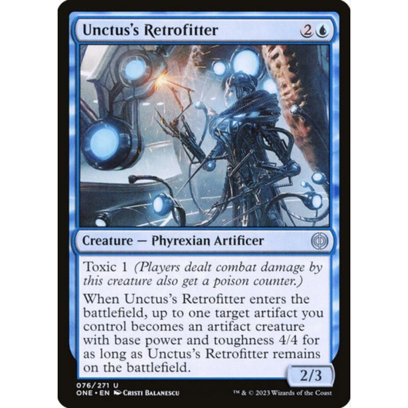 Unctus's Retrofitter - ONE - Uncommon - MTG Cards (WotC) | Shopee ...