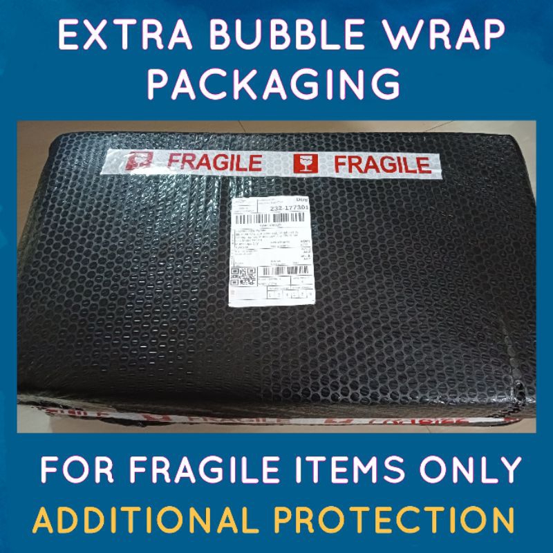 EXTRA BUBBLE WRAP PACKAGING FOR ADDITIONAL PROTECTION | Shopee Philippines