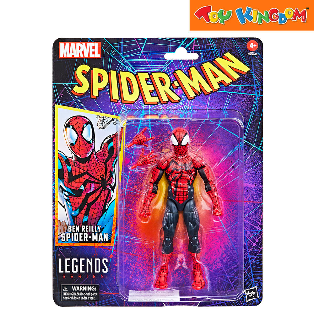 Marvel Spider-Man Legends Retro 6 inch Ben Reilly Spiderman Action ...