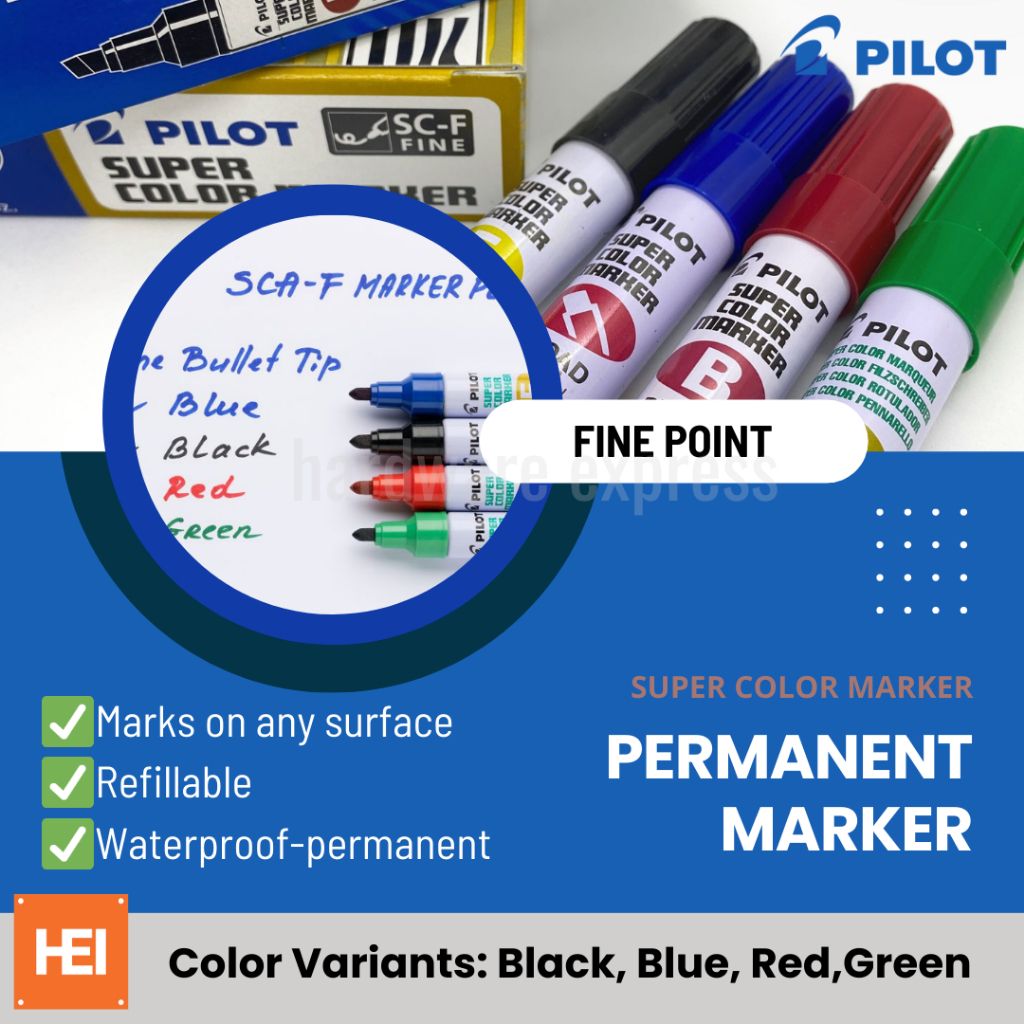 PILOT Permanent Marker Fine Tip