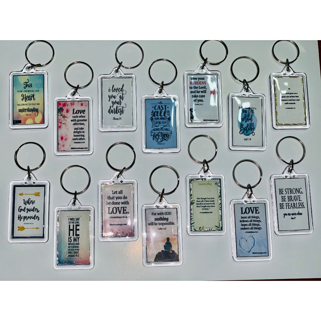 Customized Acrylic Keychain / Photo Keychain / Souvenirs Shopee