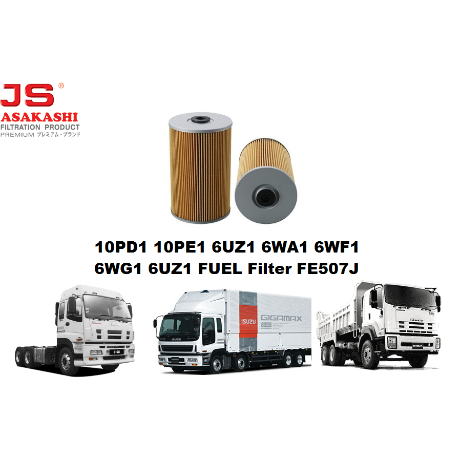 10PD1 10PE1 6UZ1 6WA1 6WF1 6WG1 6UZ1 FUEL Filter FE507J | Shopee ...