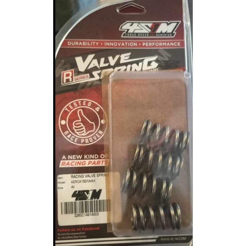 4S1M VALVE SPRING SET (4PCS SPRING) FOR SNIPER 155 VVA/R15 V3 & V4 ...