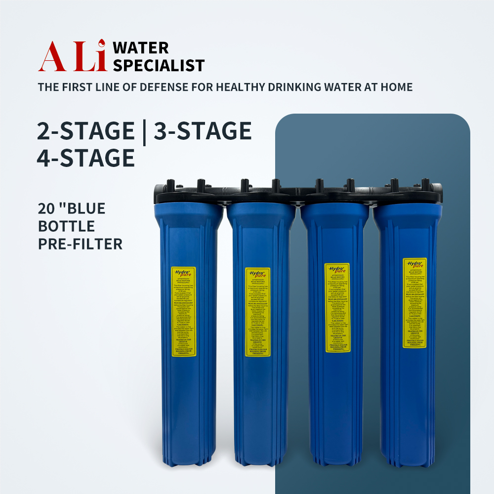 2/3/4 Stage 20 inch Deep Well Water Filter Housing Complete Set with