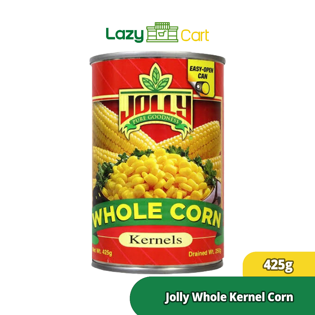 Lazycart Jolly Whole Kernel Corn 425g Plump and Tender Golden Kernels