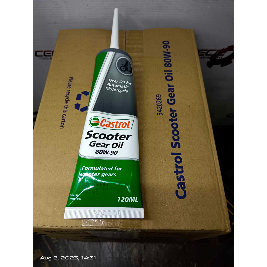 Castrol Scooter Gear Oil SAE 80W90 API GL5 120ml for Automatic