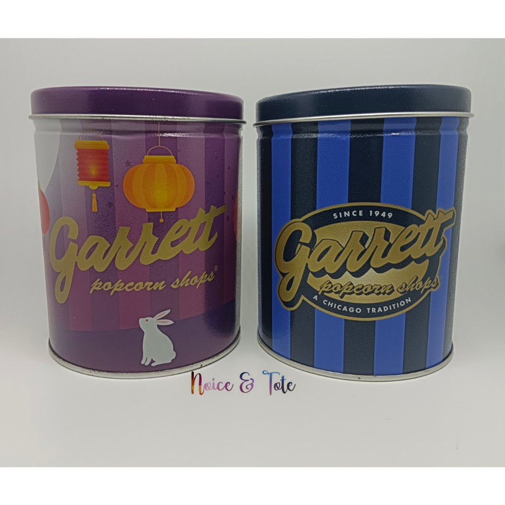 Garrett Popcorn Tin Cans Set of Two (Tin Cans Only) Shopee Philippines