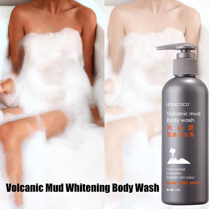Volcanic mud body wash Whitening Deep clean Oil control Moisturizing