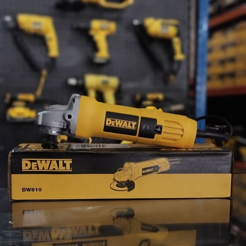 DEWALT DW810B 100MM 710W TOGGLE SWITCH SMALL ANGLE GRINDER With FREE