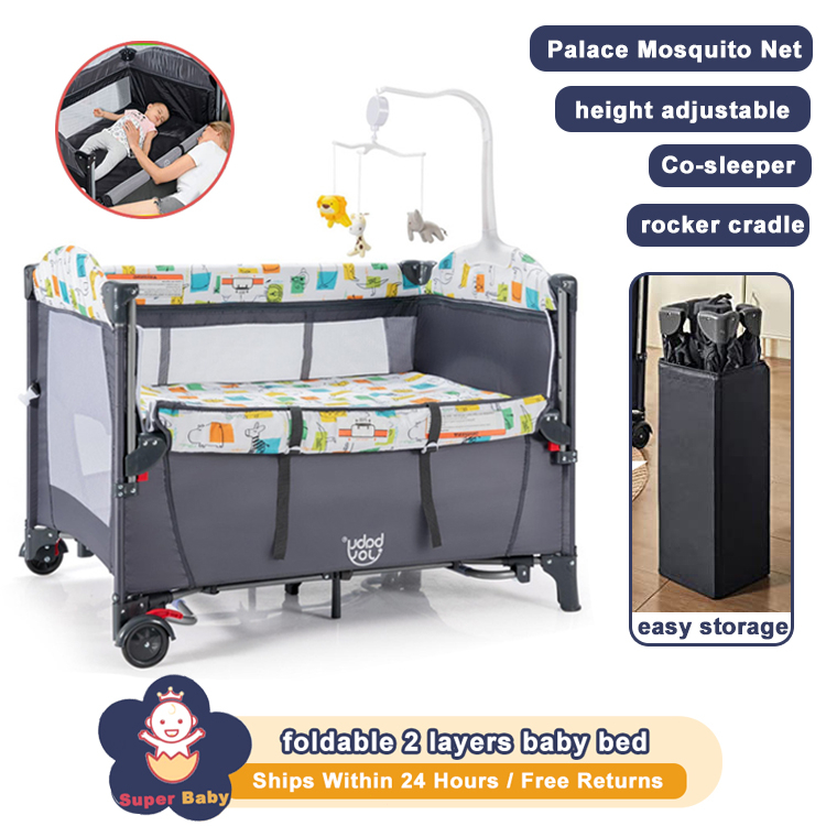 Travel hot sale cot crib