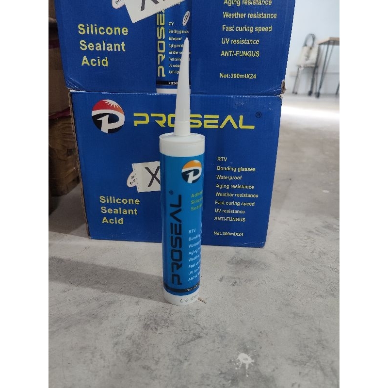 Proseal silicon sealant clear/white.Sold 1pcs Shopee Philippines