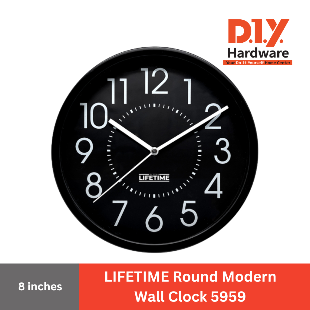Lifetime Round Modern Wall Clock 8
