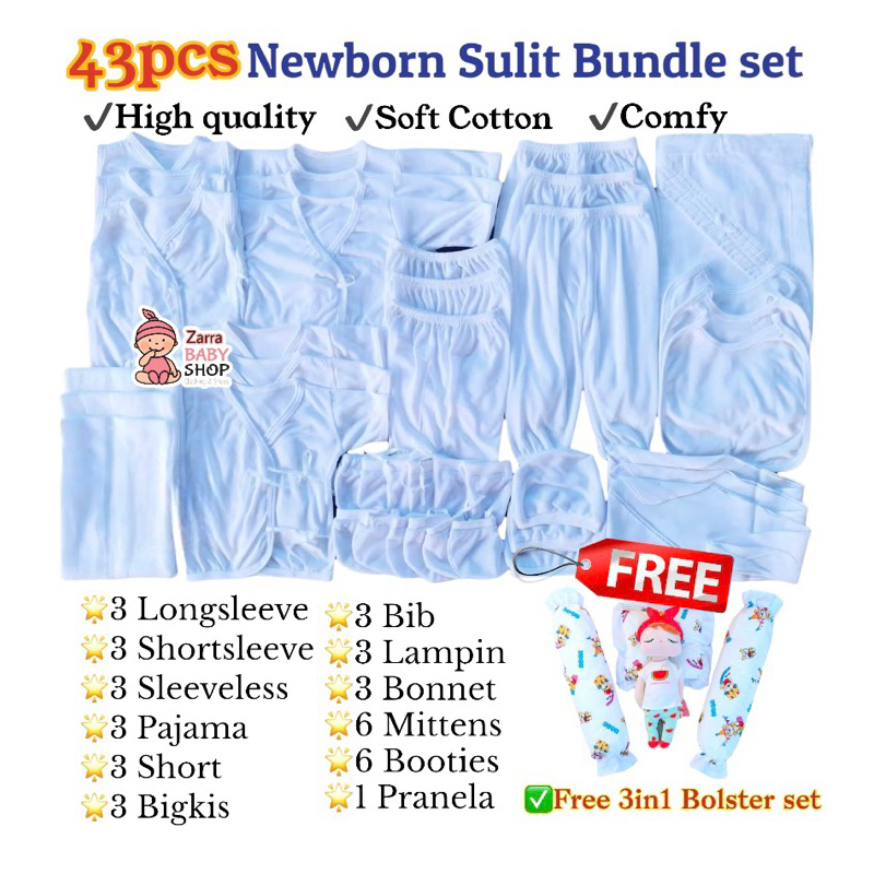 Newborn Baby Baby Gear Bundle Collection 43pcs Newborn Bundle Set