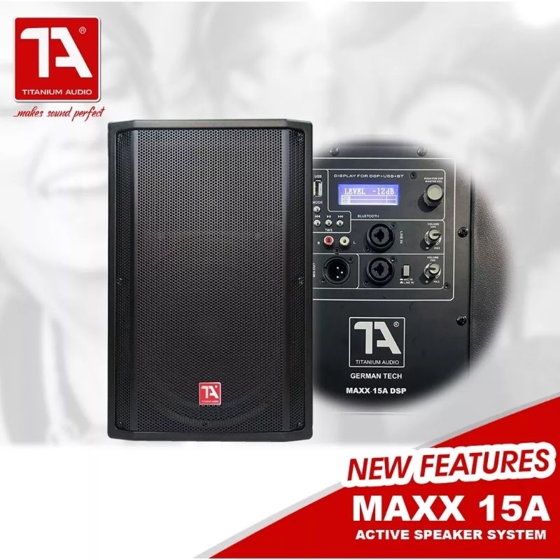 Titanium Audio Maxx-15A DSP Active Speaker Per Piece | Shopee Philippines