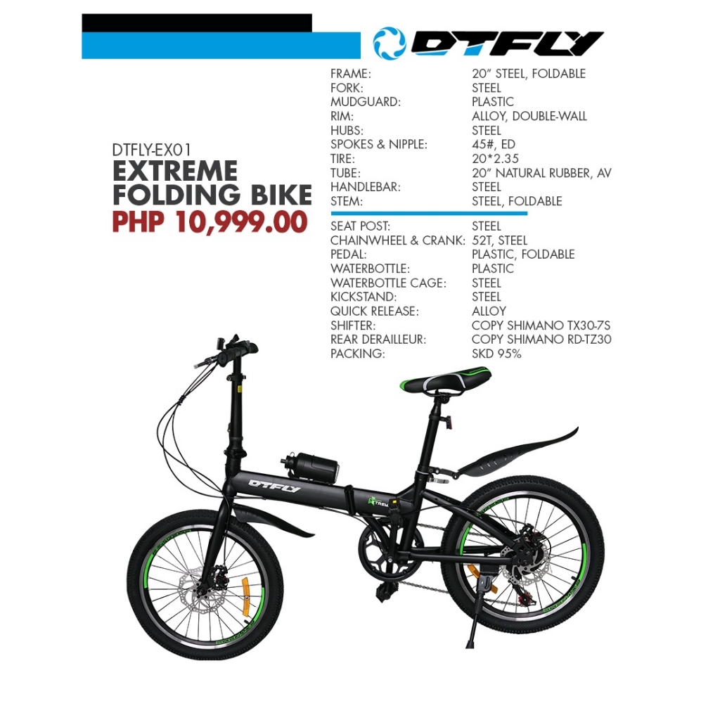 DTFLY Folding Bike Extreme