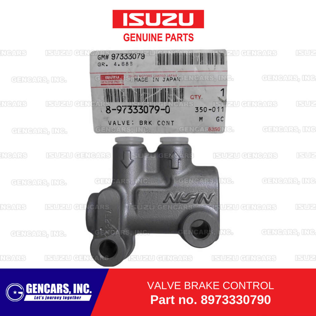 Isuzu Brake Control Valve for Dmax 3.0 20052012 (8973330790) (Genuine