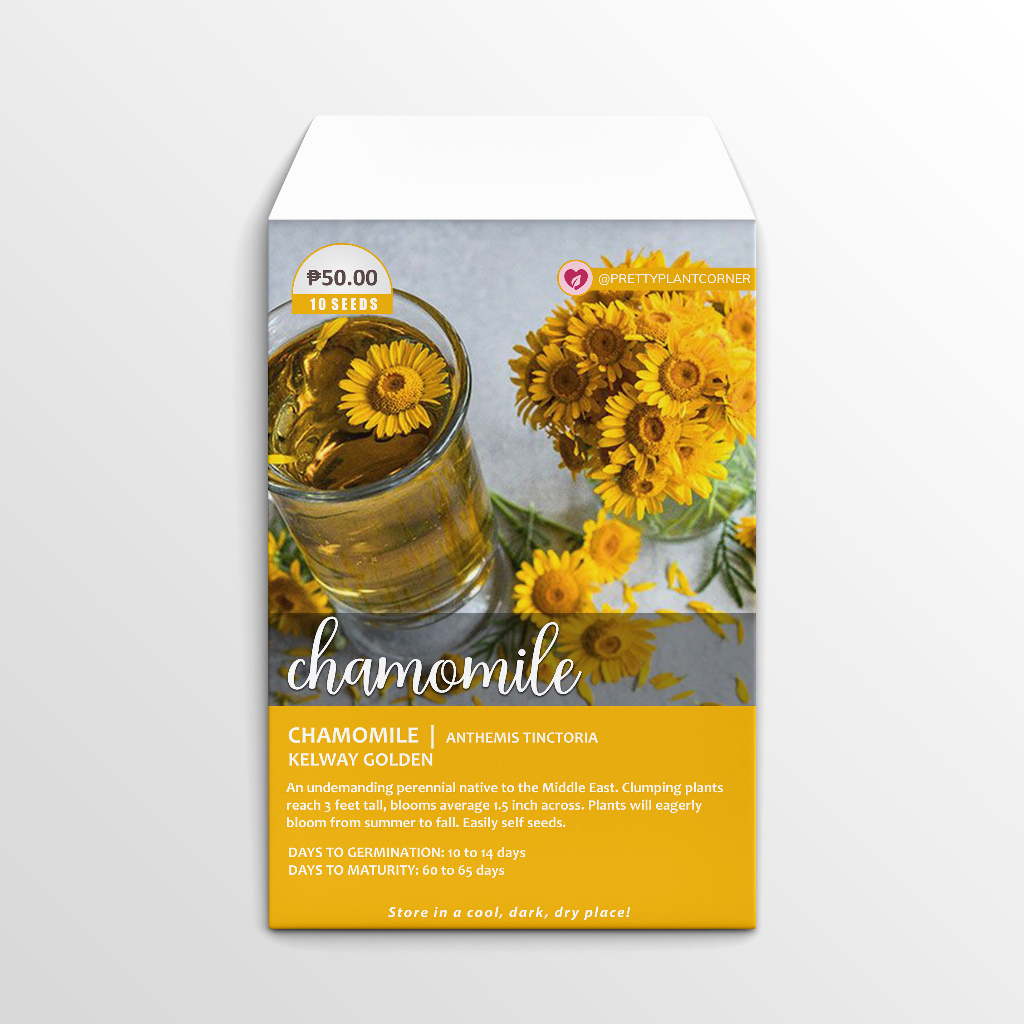 Kelway Golden Chamomile Herb Seeds Shopee Philippines