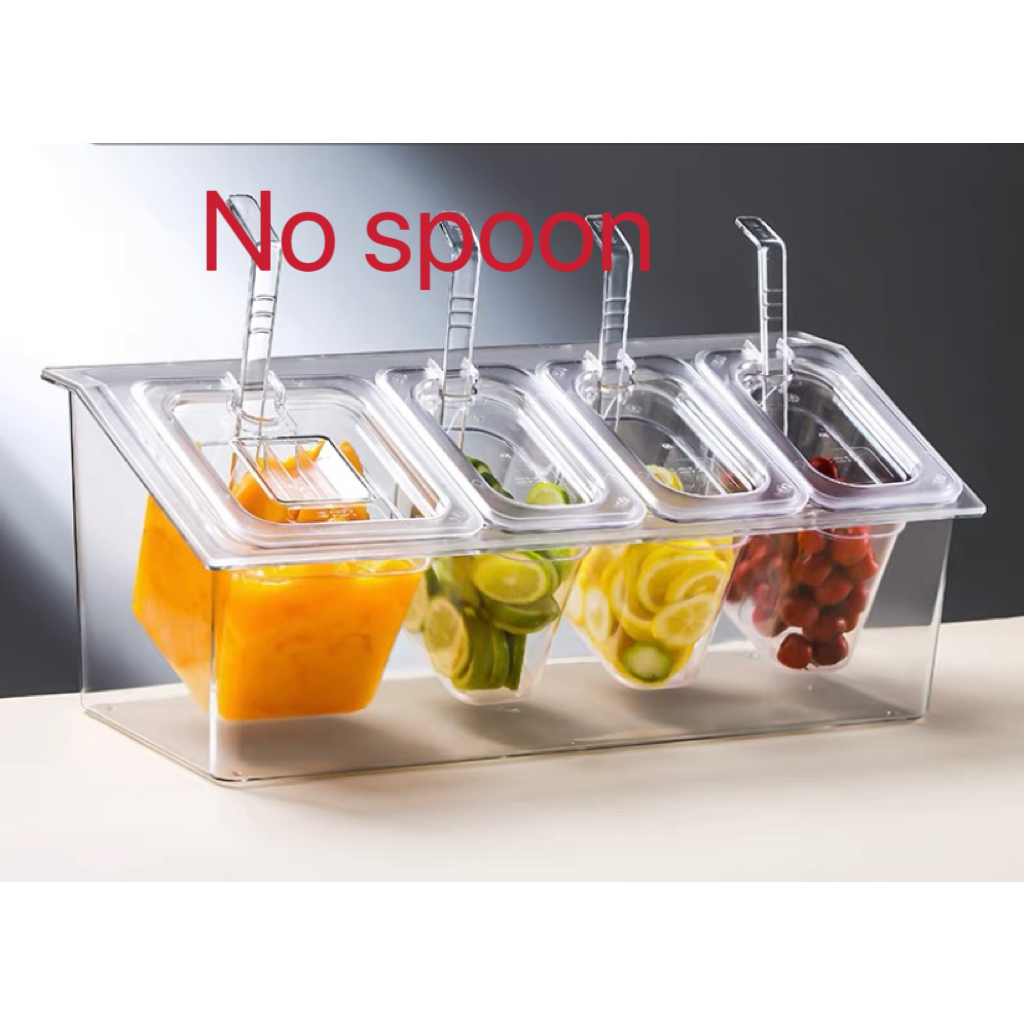 PC Container 4 set 3pcs/1/9Container1/6/1pcs Container Seasoning Box ...