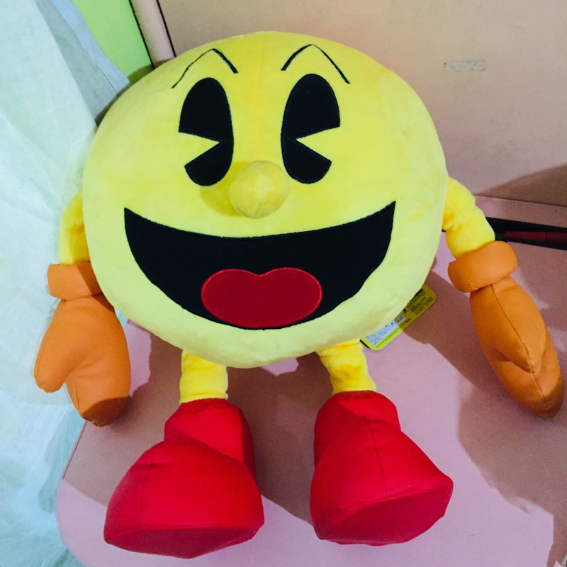 Rare Pacman Big plush with tag | Shopee Philippines