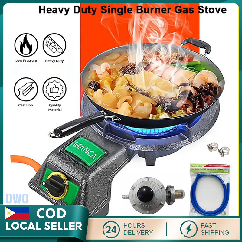 Heavy Duty Gas Stove Cast Iron Single Burner kitchen household quick ...