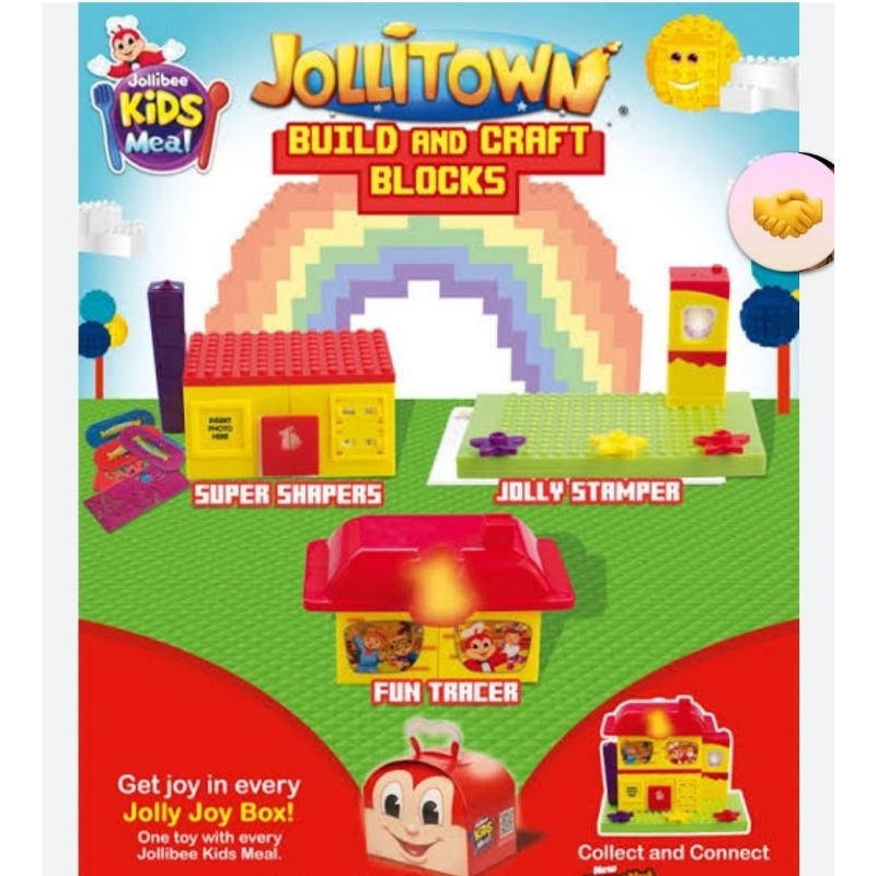 Jollitown Build And Craft Block Jollibee Only Sealed Hard To Find Brand