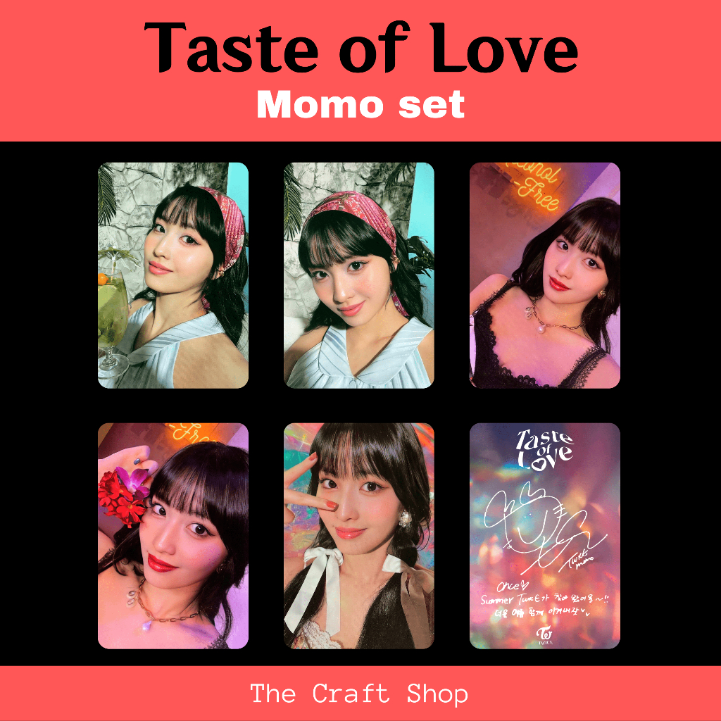 TWICE Momo - Taste of Love (Read Description) | Shopee Philippines