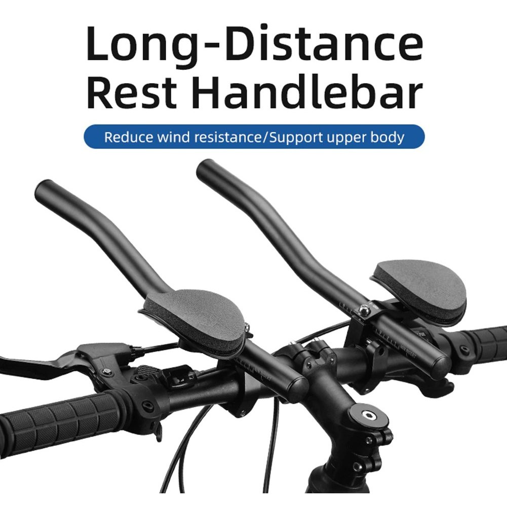 Inspeed Bicycle Rest TT Handlebar Clip on Aero Bars Handlebar Extension Triathlon Aerobars Shopee Philippines