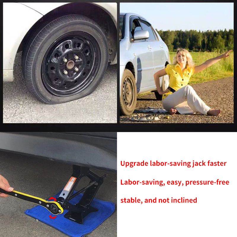 2 Ton Jack for Car Auto Labor Saving Jack Scissor Jack Rocker Car Truck ...