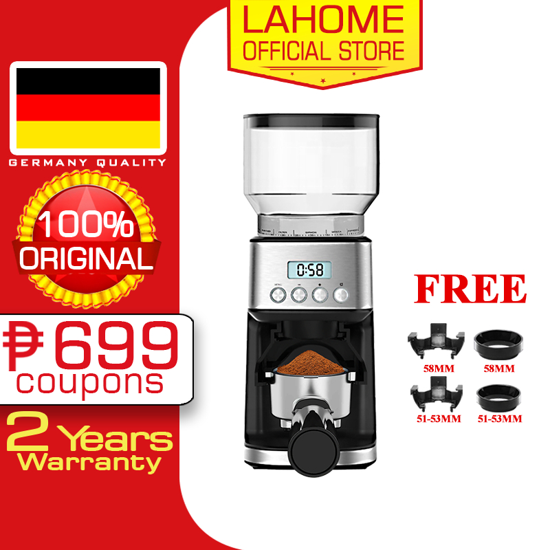 LAHOME Electric Conical Burr Coffee Bean Grinder Auto Coffee Bean