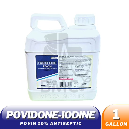 Povin Povidone Iodine Antiseptic (Gallon) Shopee Philippines